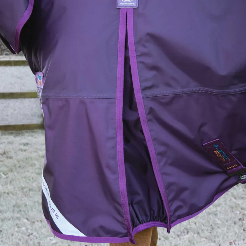 Premier Equine Buster Storm 420g Combo Turnout Rug with Classic Neck - Purple-3